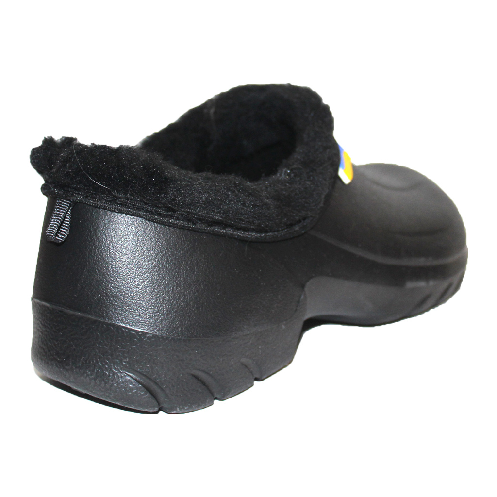 EVA-Halbschuhe Herren Schwarz mit Warmfutter | Jose Amorales | Großhandel