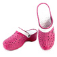 Damen Clogs aus EVA Bordeaux auf Keilabsatz | Jose Amorales | Großhandel