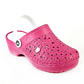 Damen Clogs aus EVA Bordeaux auf Keilabsatz | Jose Amorales | Großhandel