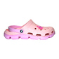 Damen Clogs aus EVA Pfirsich mit rosa Sohle & Jibbitz „Seestern“ | Jose Amorales | Großhandel