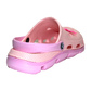 Damen Clogs aus EVA Pfirsich mit rosa Sohle & Jibbitz „Seestern“ | Jose Amorales | Großhandel