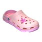 Damen Clogs aus EVA Pfirsich mit rosa Sohle & Jibbitz „Seestern“ | Jose Amorales | Großhandel