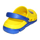 Damen Clogs aus EVA Gelb mit blauer Sohle | Jose Amorales | Großhandel