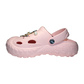 Damen Clogs aus EVA Rosa mit Schmucksteinen & Metallelementen | Jose Amorales | Großhandel