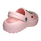 Damen Clogs aus EVA Rosa mit Schmucksteinen & Metallelementen | Jose Amorales | Großhandel