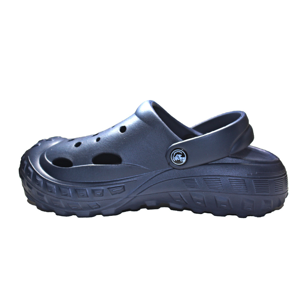Damen Clogs aus EVA Dunkelblau mit Jibbitz „Hai“ | Jose Amorales | Großhandel