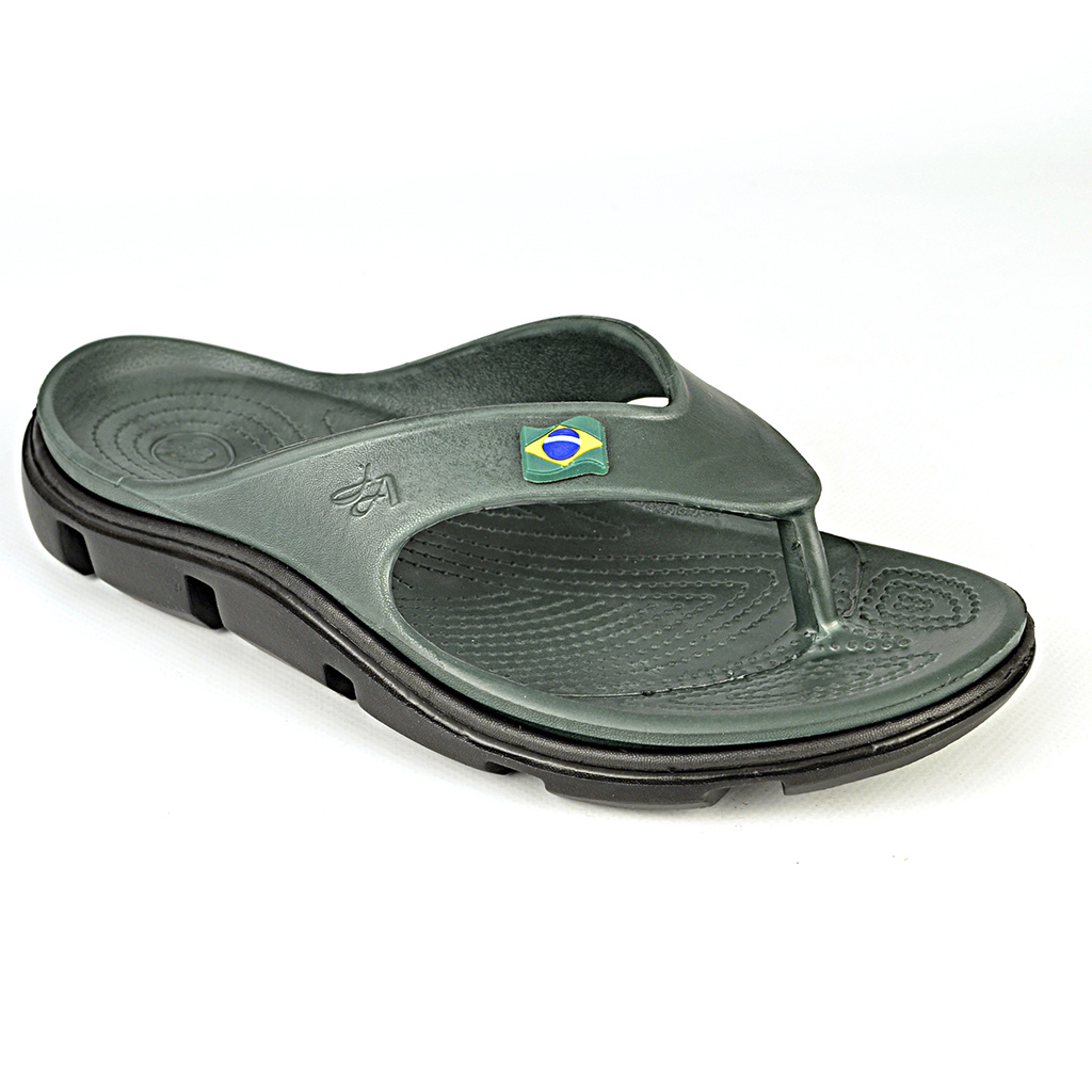 Damen-Flip-Flops aus EVA Khaki | Jose Amorales | Großhandel
