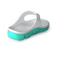 Damen-Flip-Flops aus EVA Weiß mit mintgrüner Sohle | Jose Amorales | Großhandel