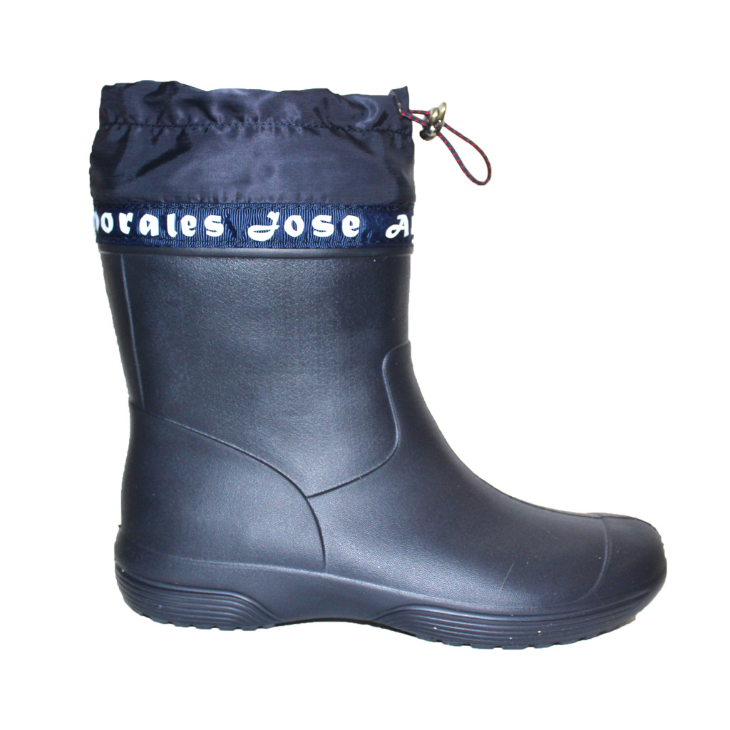 Damen EVA Gummistiefel Wasserdicht Dunkelblau mit Manschetten | Jose Amorales | Großhandel