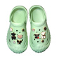 Damen Clogs Olivgrün mit goldfarbenen Jibbitz-Charms | Jose Amorales | Großhandel