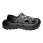 Damen Clogs Schwarz mit silberfarbenen Jibbitz-Charms und Kette | Jose Amorales | Großhandel
