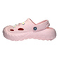 Damen Clogs Rosa mit Jibbitz-Deko: Gänseblümchen & Marienkäfer | Jose Amorales | Großhandel