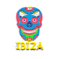 Jibbitz-Anstecker Ibiza Skull | Totenkopf-Dekoration für Clogs | Jose Amorales | Großhandel