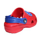 Kinder Clogs Rot mit blauem Fersenriemen & Jibbitz „Katzenpfote“ | Jose Amorales | Großhandel