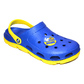 Herren Clogs Blau mit gelbem Fersenriemen & Jibbitz „Ukraine“ | Jose Amorales | Großhandel