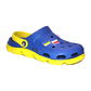 Herren Clogs Blau mit gelber Sohle & Fersenriemen | Jose Amorales | Großhandel