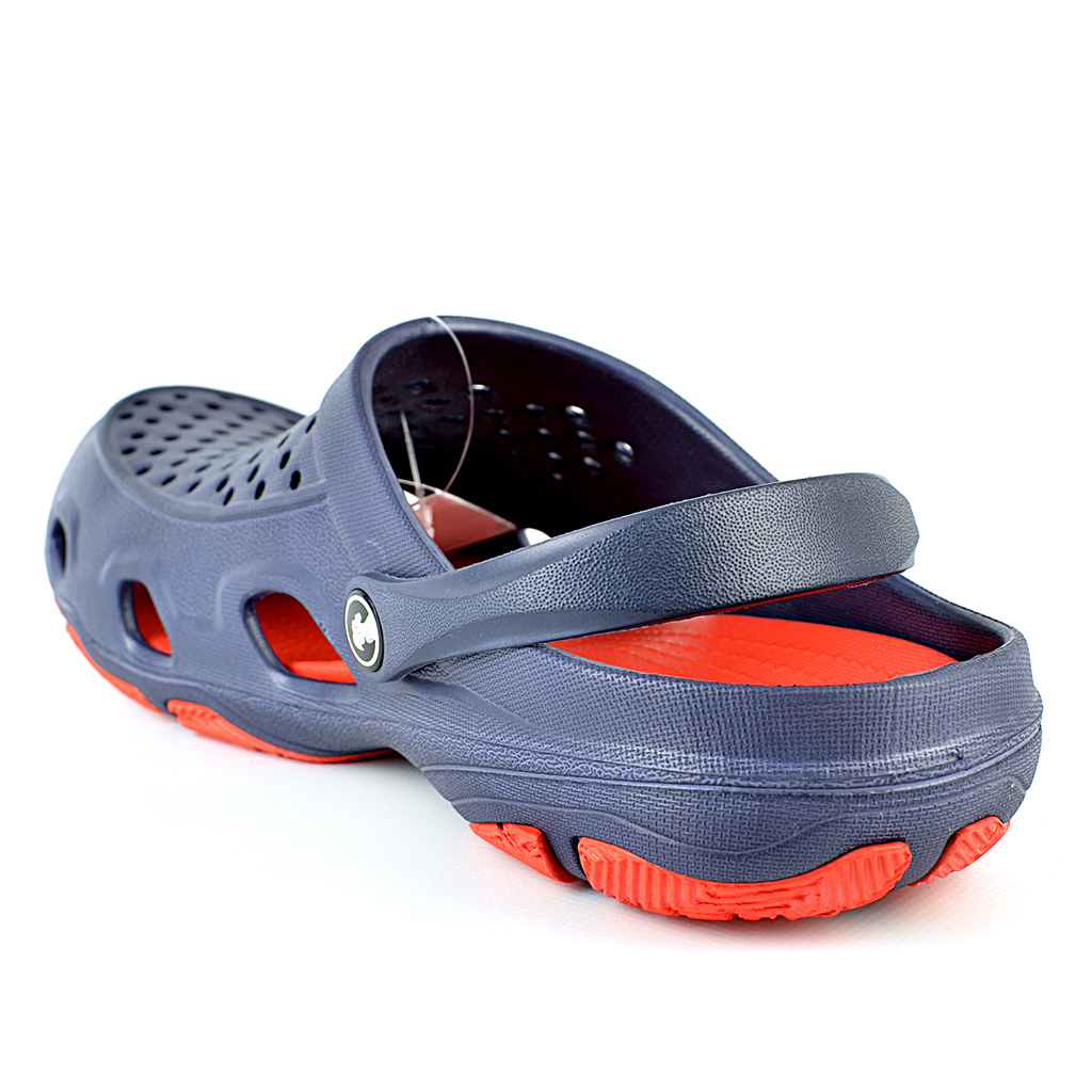 Herren Clogs Dunkelblau mit roter Sohle & Netz-Oberteil | Jose Amorales | Großhandel